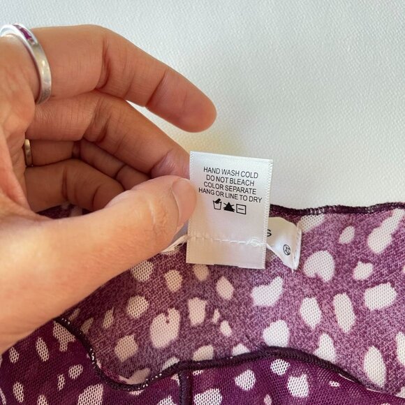 NWT Kirious Cheetah Print Mesh Top - Picture 6 of 8